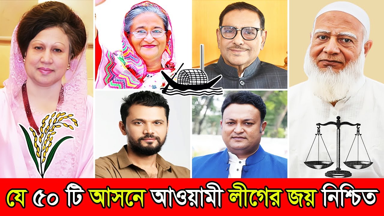 যে ৫০ টি আসনে নৌকার জয় নিশ্চিত ! আওয়ামী লীগের ঘাটি জেলা | Awami League Election