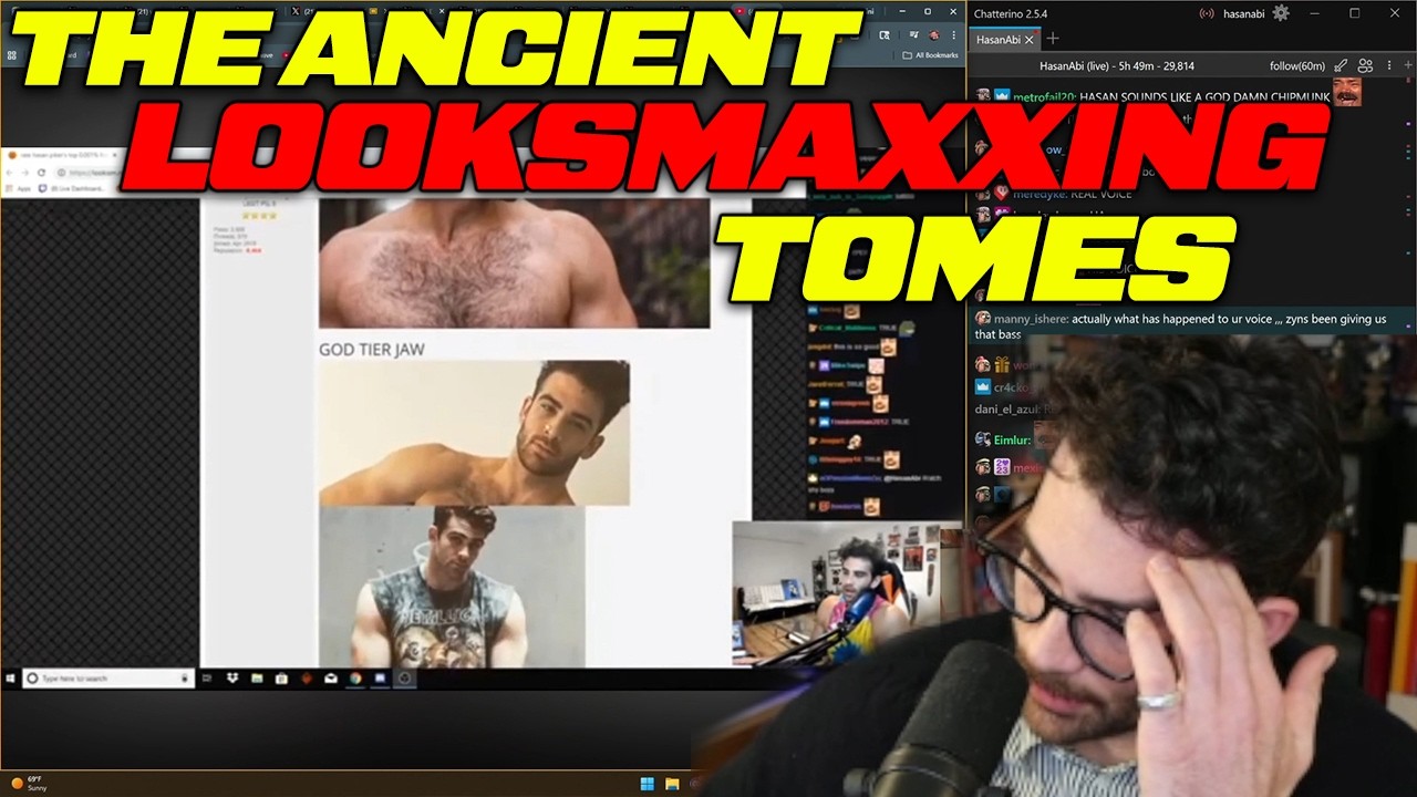Hasan remembers the LOOKSMAXXING ANCIENT TOMES (featuring THE MICROPHONE!)
