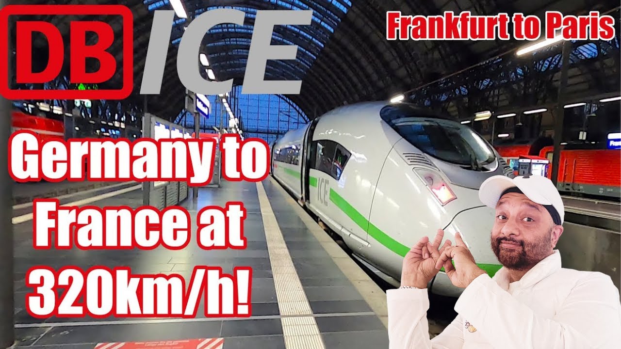 Frankfurt to Paris Train Journey and Room Tour
