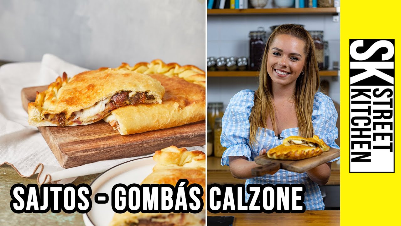 Sajtos-gombás CALZONE gyorsan🍄🧀🥟