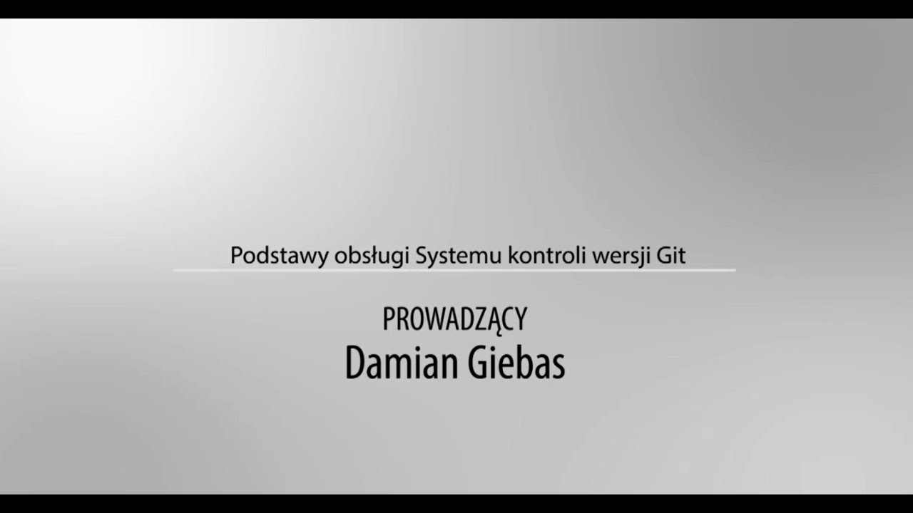 GIT Fundamentals (podstawy)