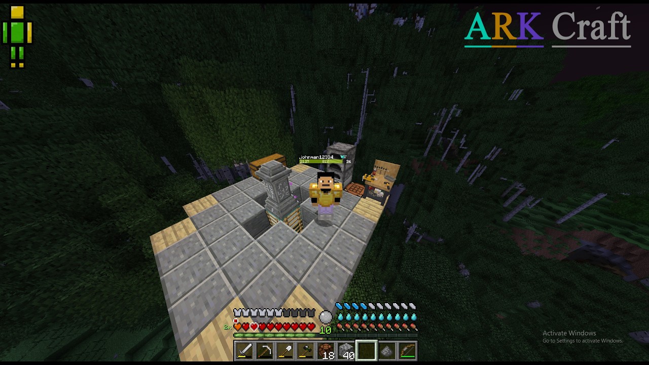 Minecraft Modpack (ArkCraft) Let's Play Part 2 Went Caving But Died A Few Times!
