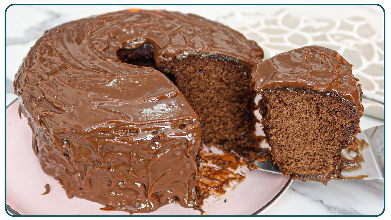 BOLO DE CHOCOLATE SIMPLES E FOFINHO | BOLO DE CHOCOLATE SEM ÓLEO