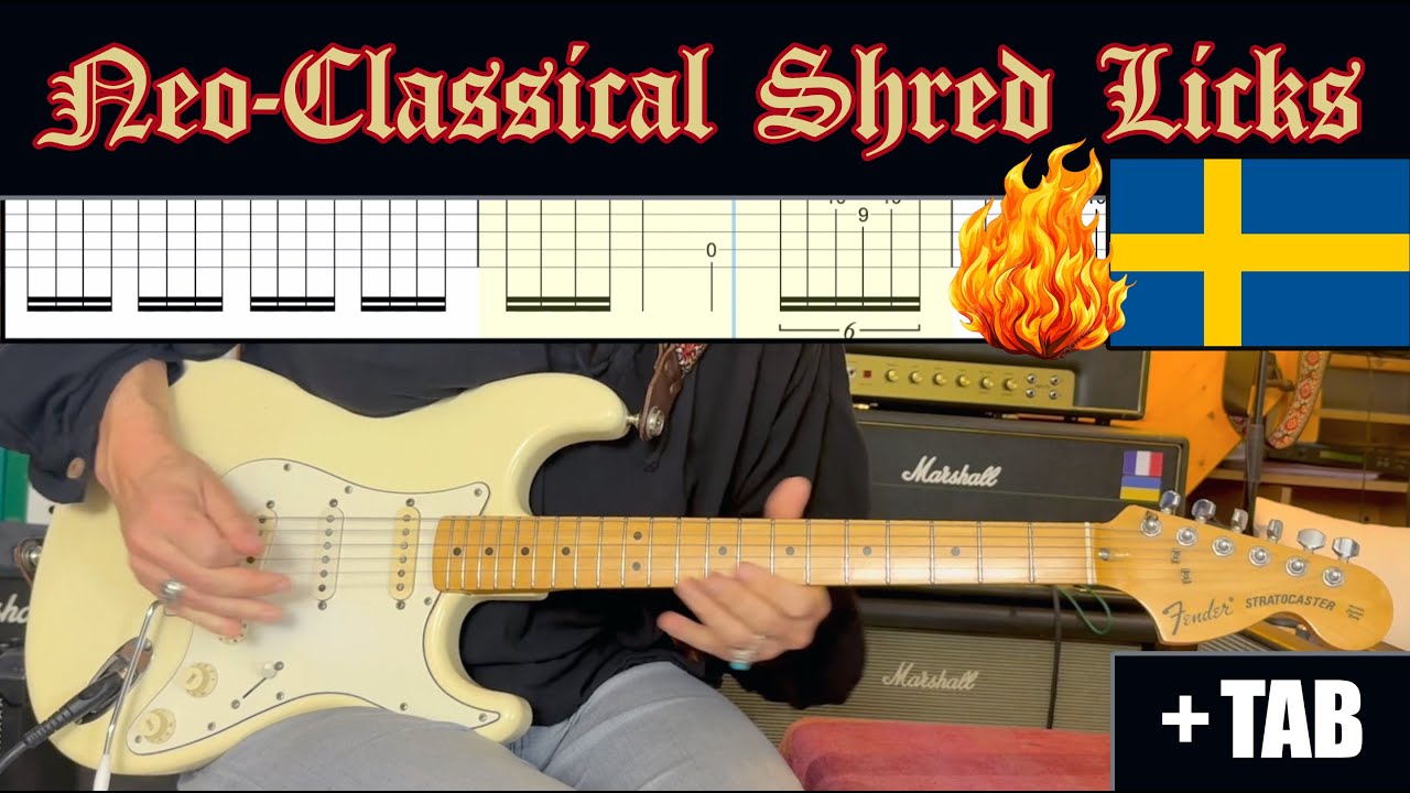 5 Neo Classical Shred Licks (part 1)