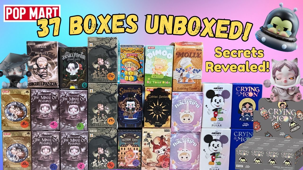 Pop Mart Mega Unboxing | Rare & Secret Figures Found!