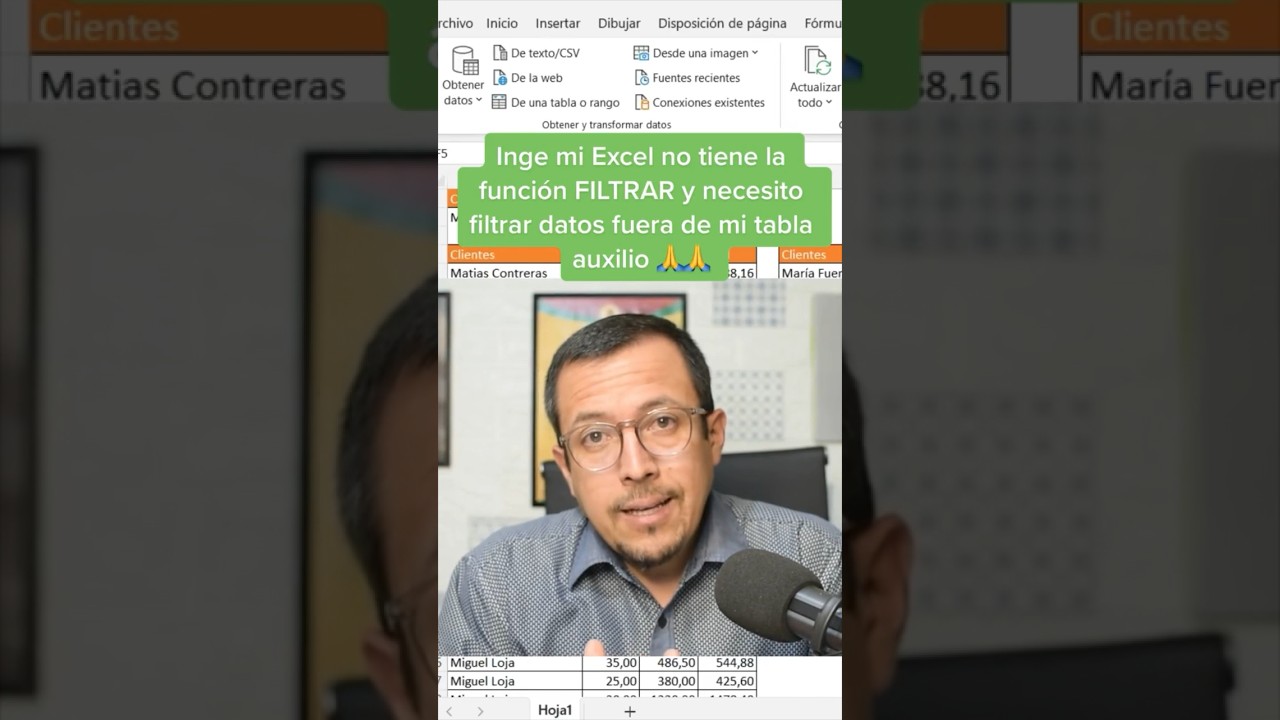 C&oacute;mo automatizar tareas en Excel con filtros avanzados