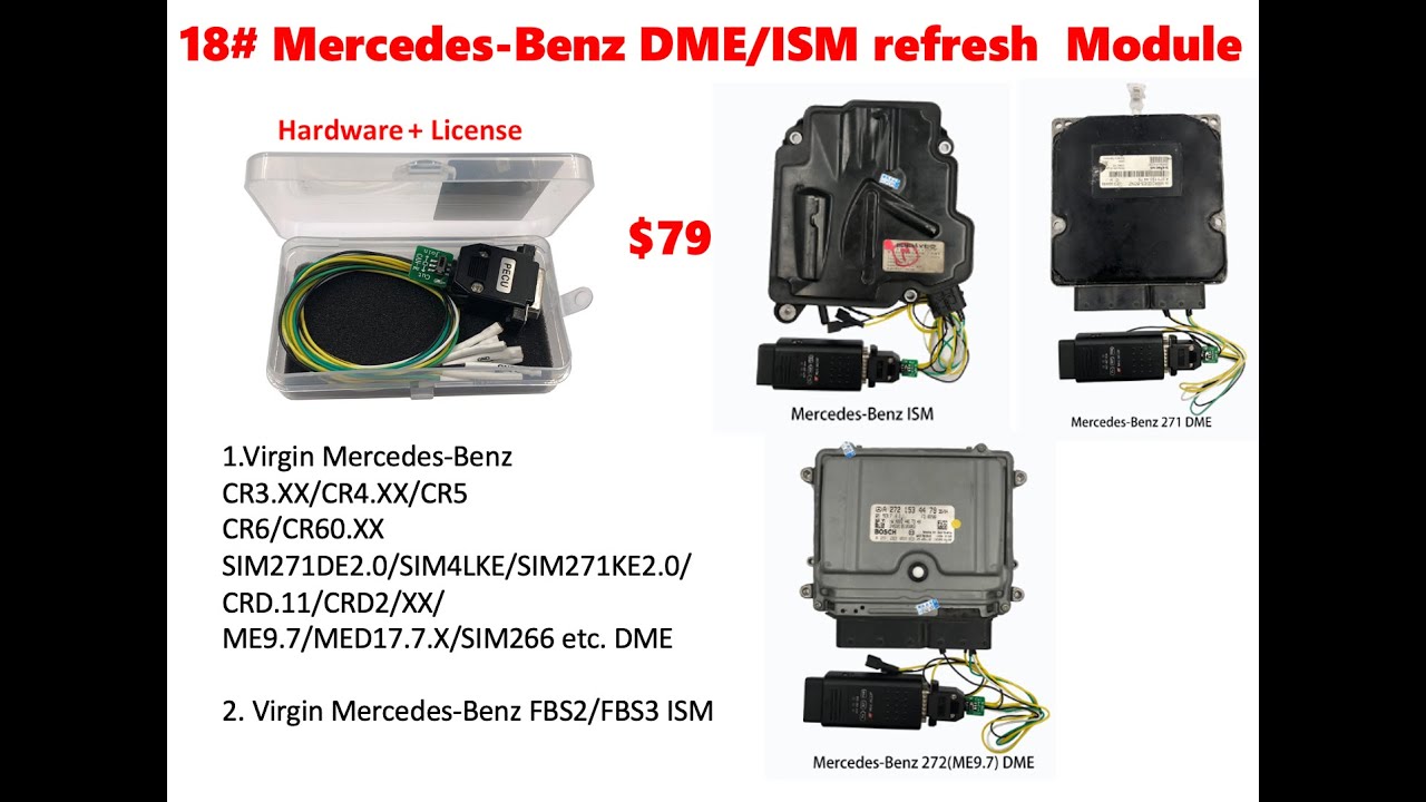 Use ACDP Virgin Mercedes-Benz DME/ISM