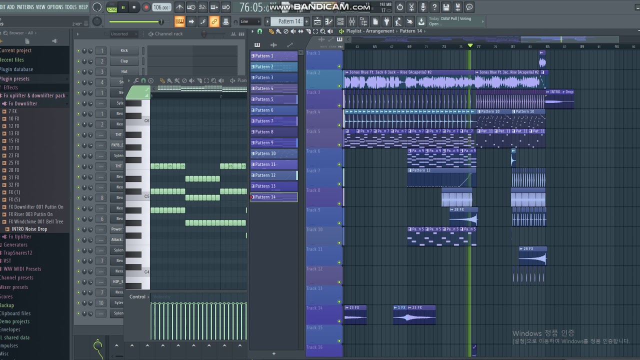 Jonas Blue - Rise ft.Jack & Jack[Full Remake with Vocal]Free FLP :D