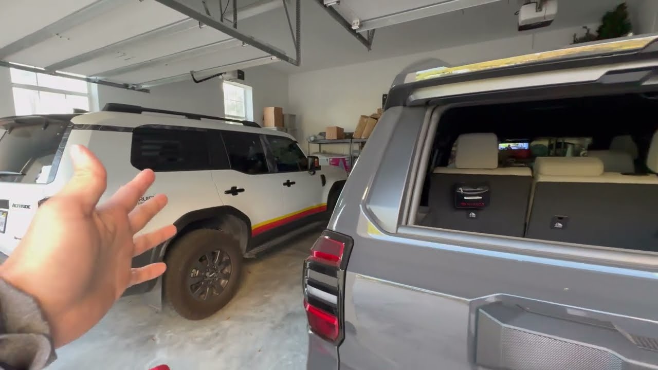 2025 Toyota 4Runner Aftermarket Digital Mirror Install Like Wolfbox Dashcam