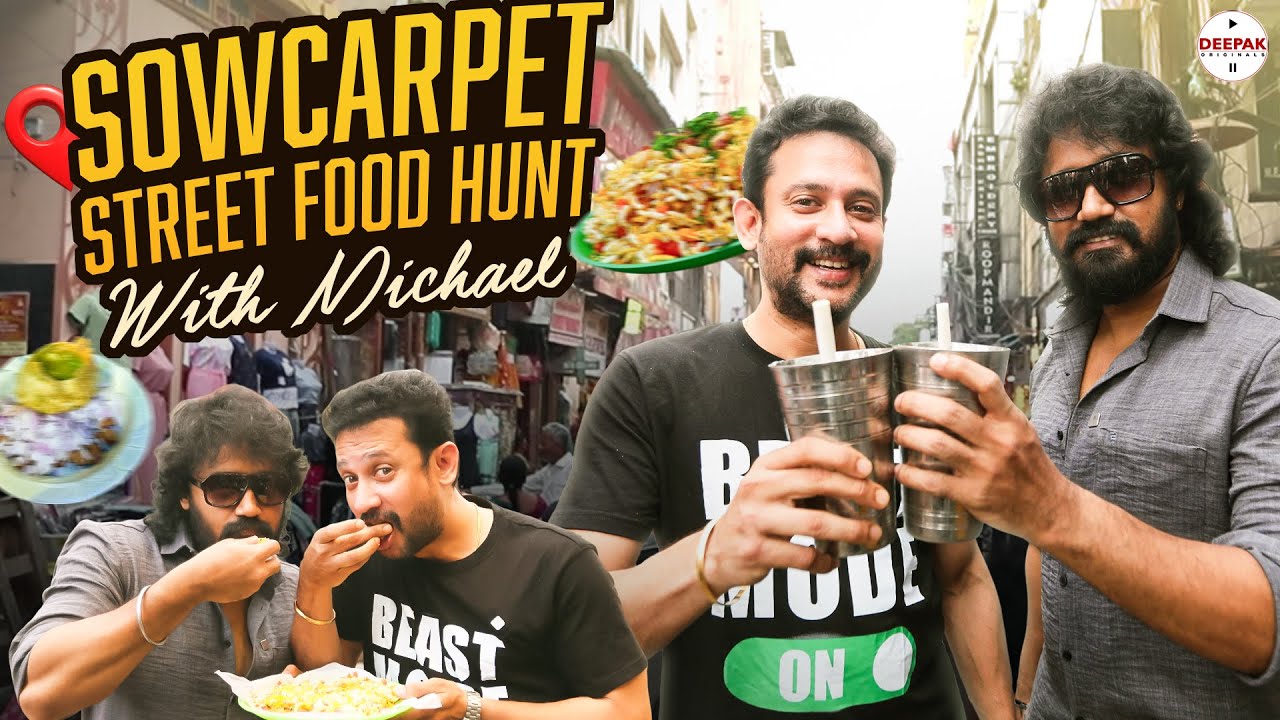 Sowcarpet Food Hunt with Michael 🍲 | Must-Try Chennai Street Food | Deepak Originals