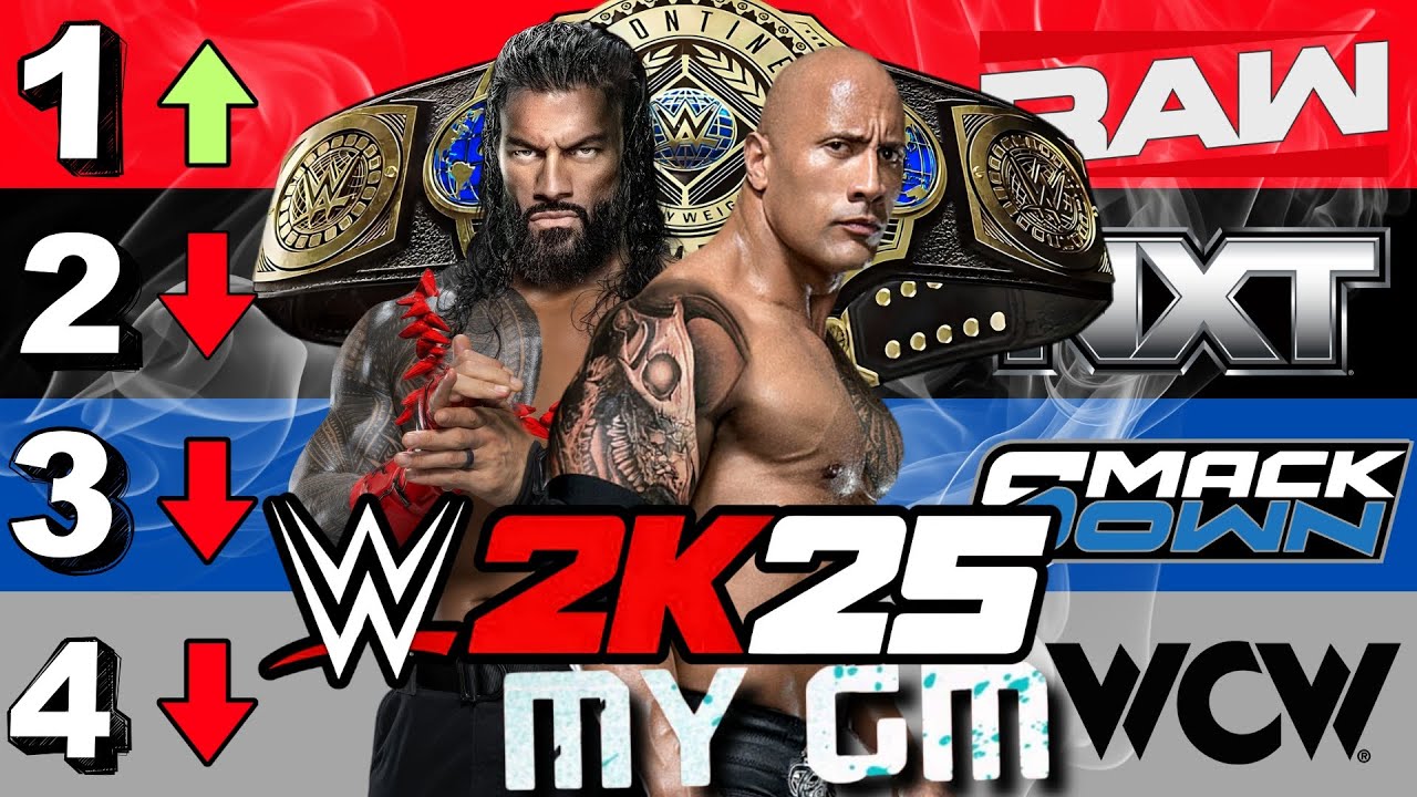 Смогут ли Рок и Роман Рейнс вывести RAW на вершину MyGM?! | WWE 2K25 MyGM, эпизод 7