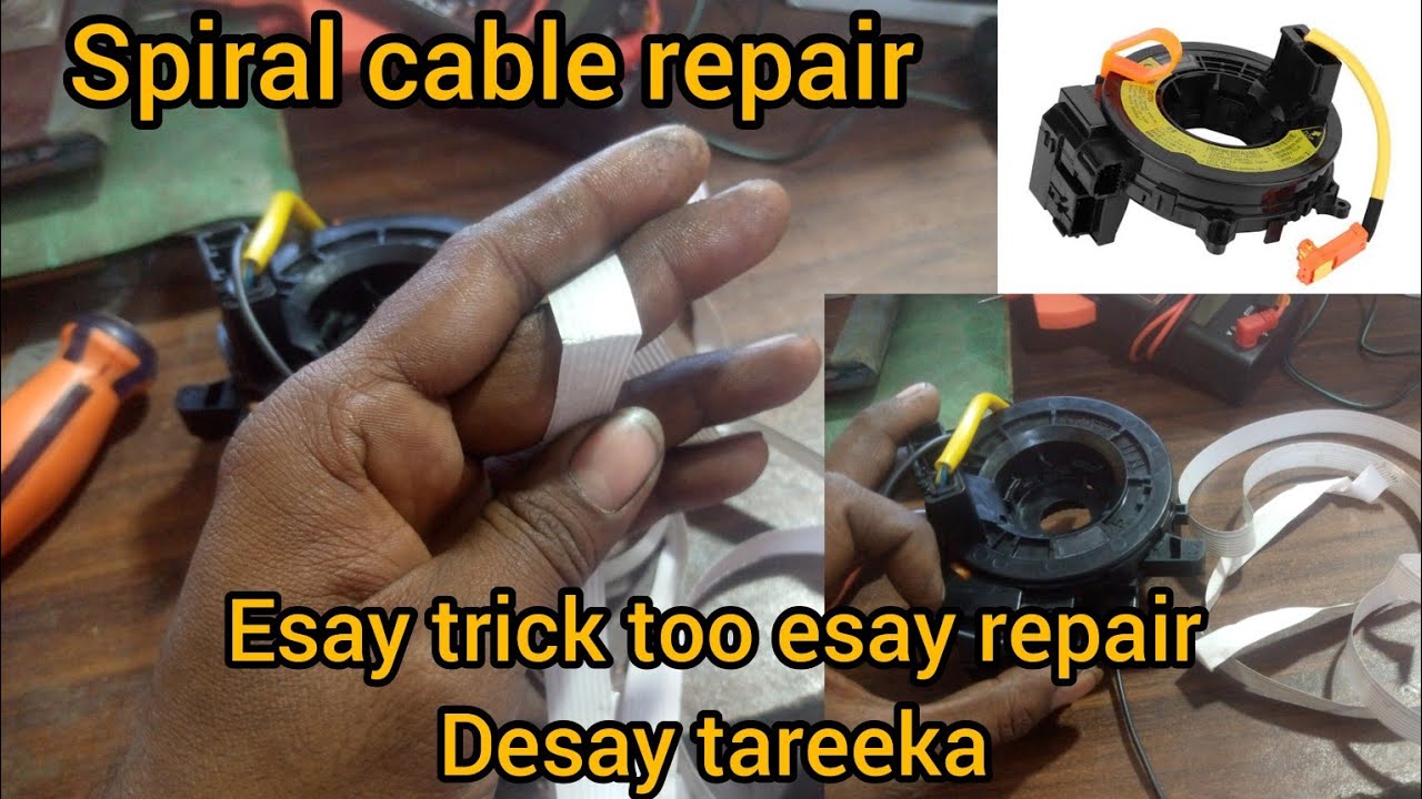 How to repair spiral cable || Horan disk decay jugar #toyota #suzuki