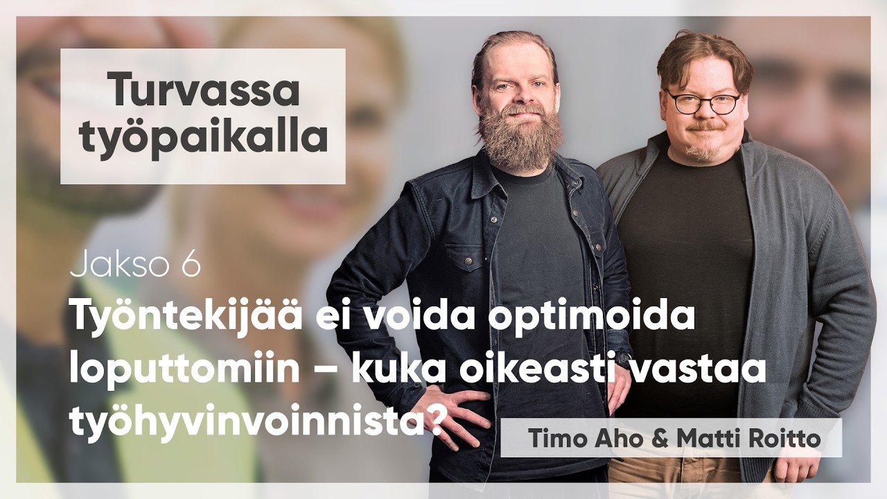 Työntekijää ei voida optimoida loputtomiin - kuka oikeasti vastaa työhyvinvoinnista?