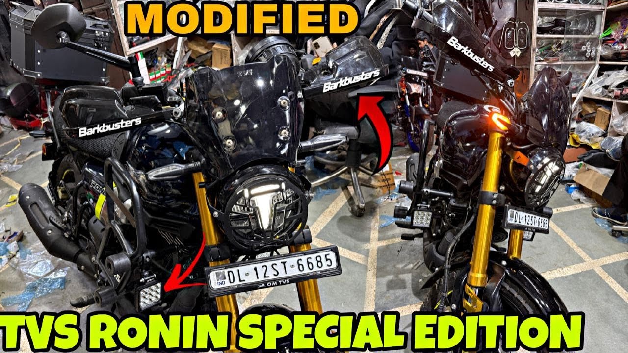 TVS RONIN 225 Special Edition Killer Modification se Customer Khush | Special Surprise @rajubhaiskd