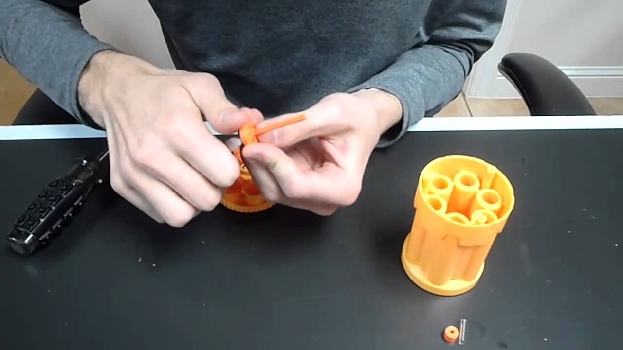 How to: The ULTIMATE Nerf Maverick rev-6 Mod Tutorial (Barrel Drop, Air Restrictor, Spring Mod)
