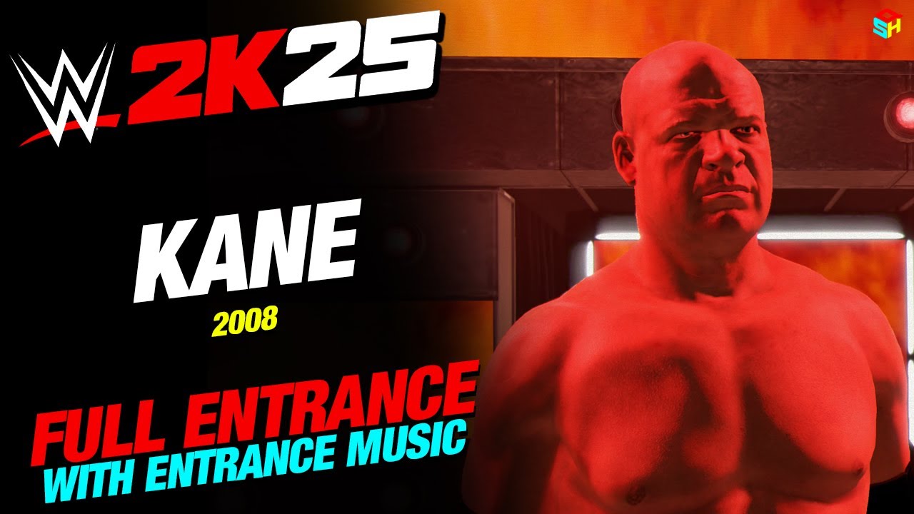 KANE 08 WWE 2K25 ВХОД - #WWE2K25 KANE С МУЗЫКОЙ