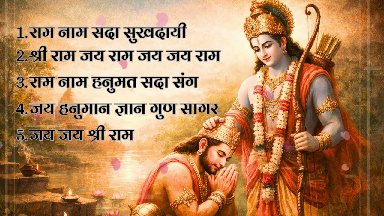 Ram Naam Hanuman Bhajans 🌅 | Most Peaceful Morning Devotion | Calm & Soothing