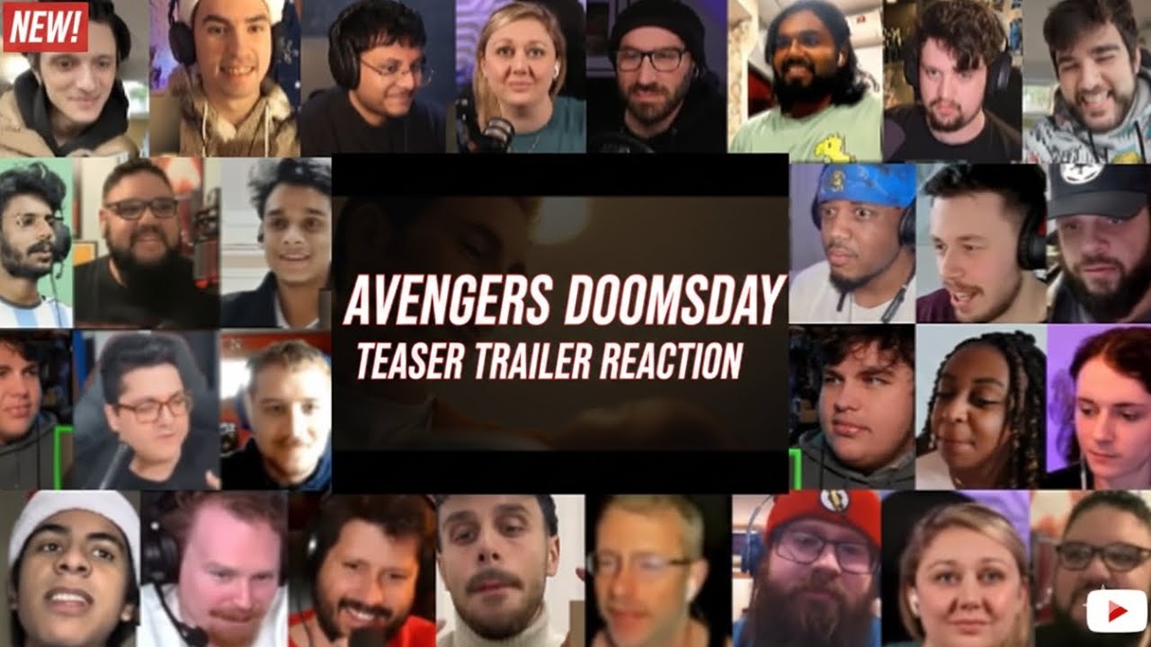 Avengers: Doomsday Teaser Trailer Reaction Mashup | captain america returns