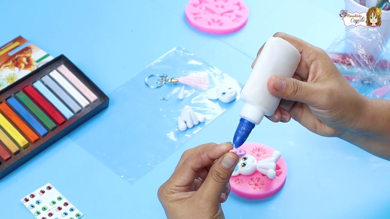 TUTORIAL #3 - LLAVERO UNICORNIO EN PORCELANA FRÍA