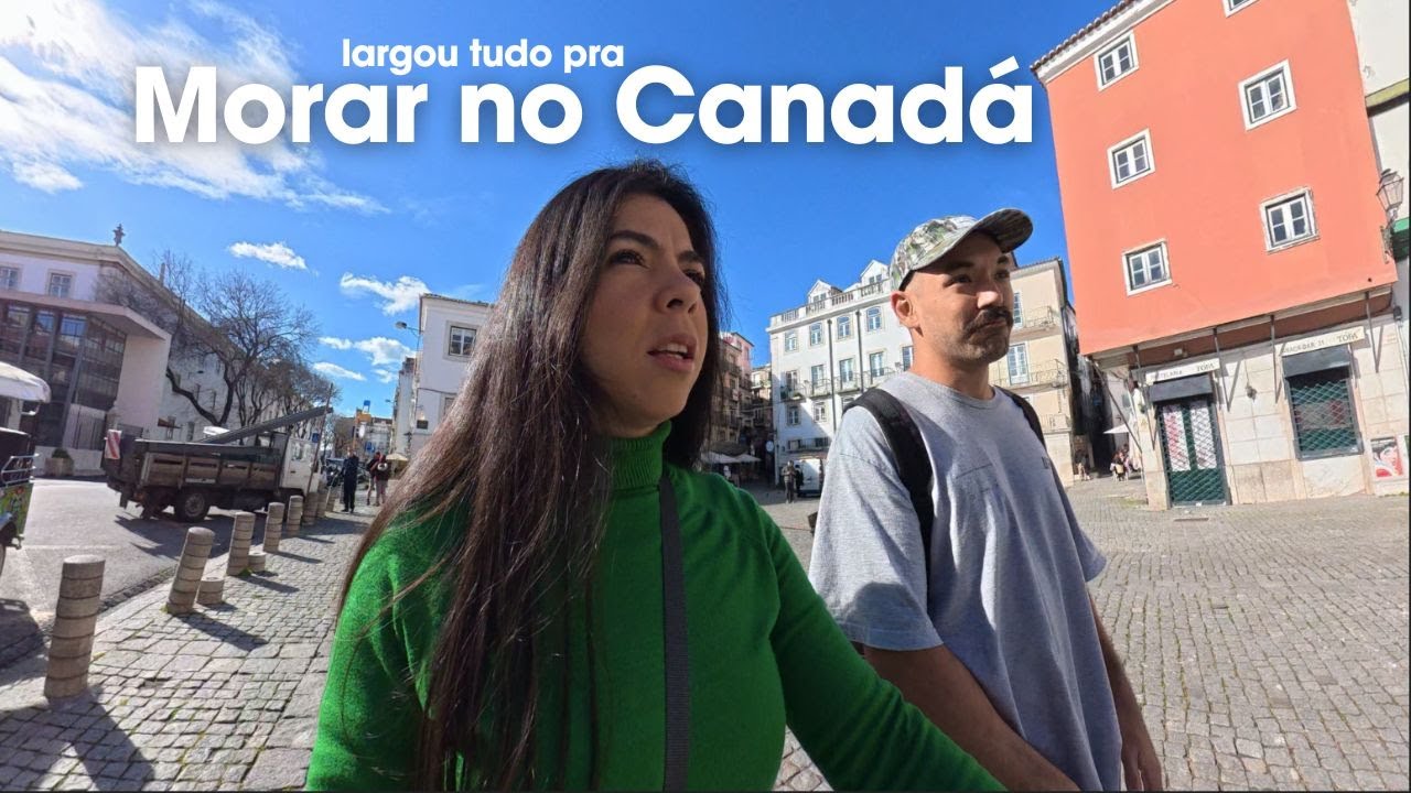 Como é morar no Canadá?  (visto, trabalho e adaptação) | com Marcelo Woo pelas ruas de Lisboa