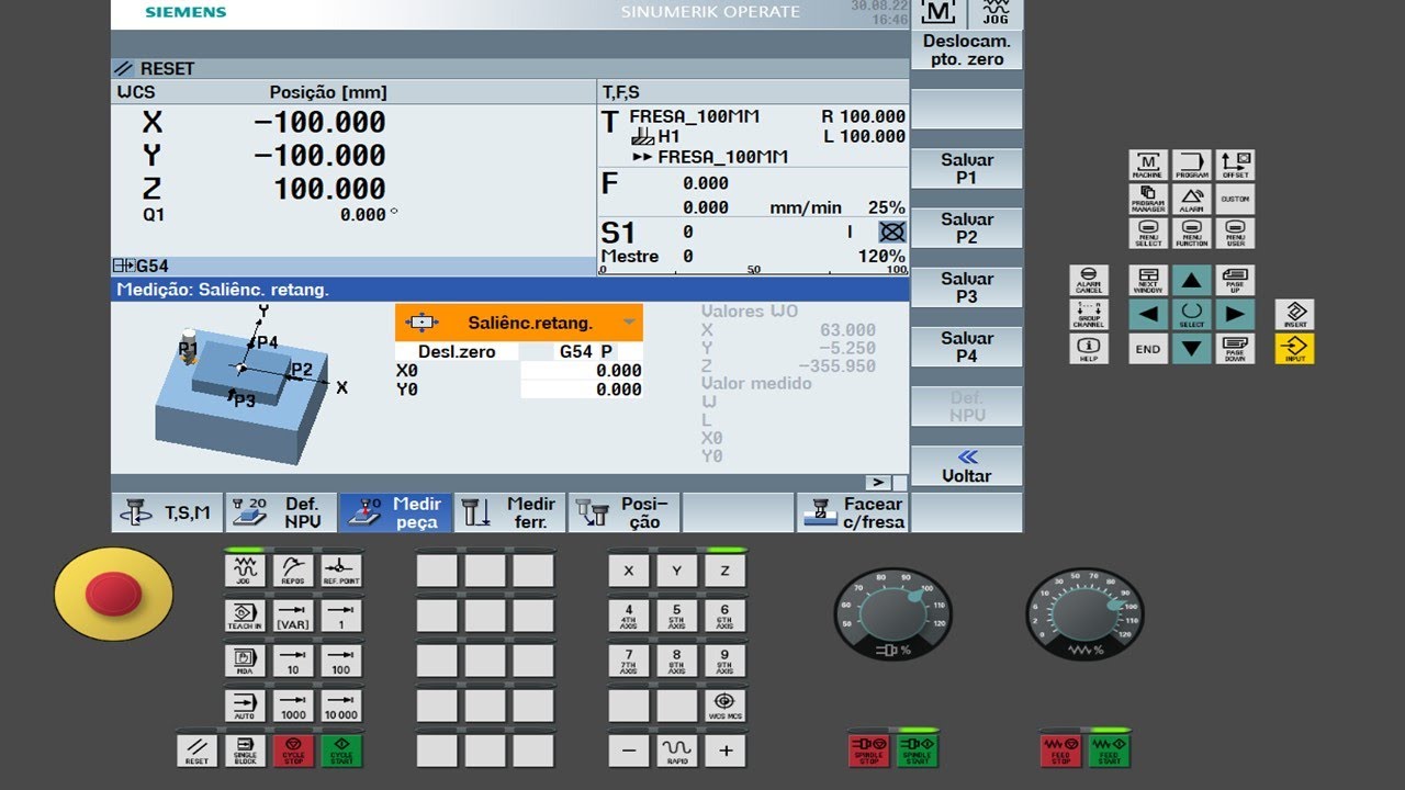 ZERAMENTO RELATIVO CNC SINUMERIK SIEMENS