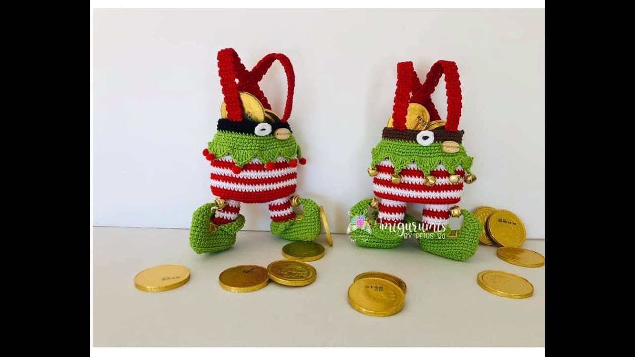 Como tejer en crochet Dulcero para aguinaldos navideños, amigurumis by Petus