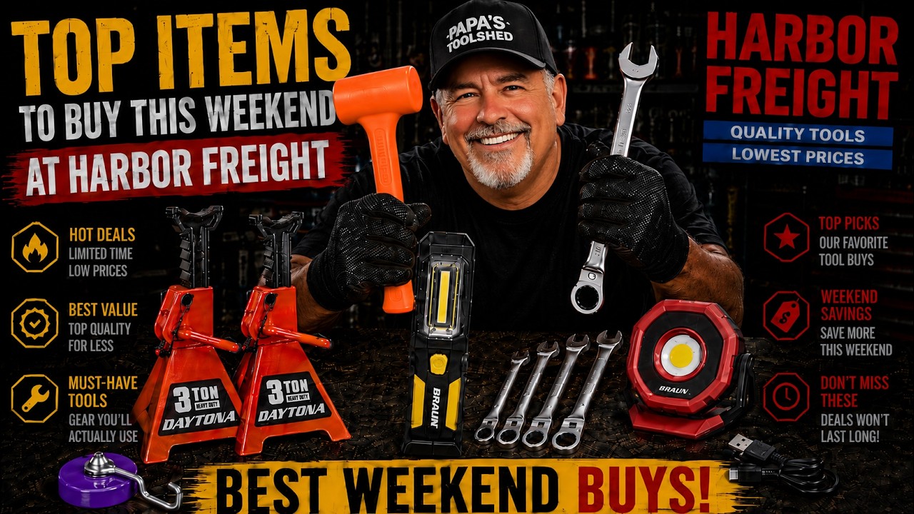 КУПИТЕ ЭТО! Лучшие инструменты в Harbor Freight по акции, которые ТОЛЬКО ЧТО появились на выходные!