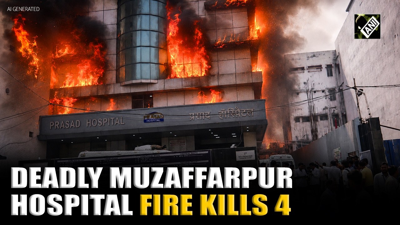 Four people dead in a fire in ICU of Prasad Hospital in Bihar's Muzaffarpur, rescue ops underway
