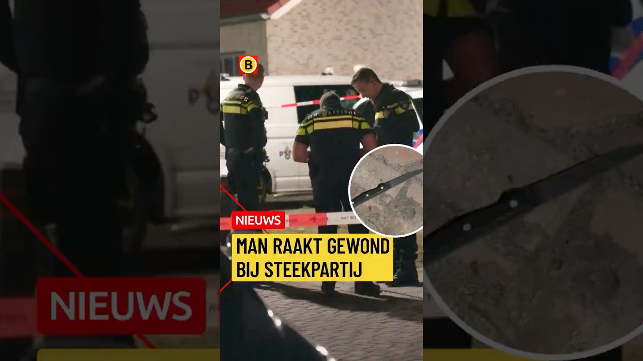 Man raakt gewond bij steekpartij en verdachte vlucht | 112nieuws