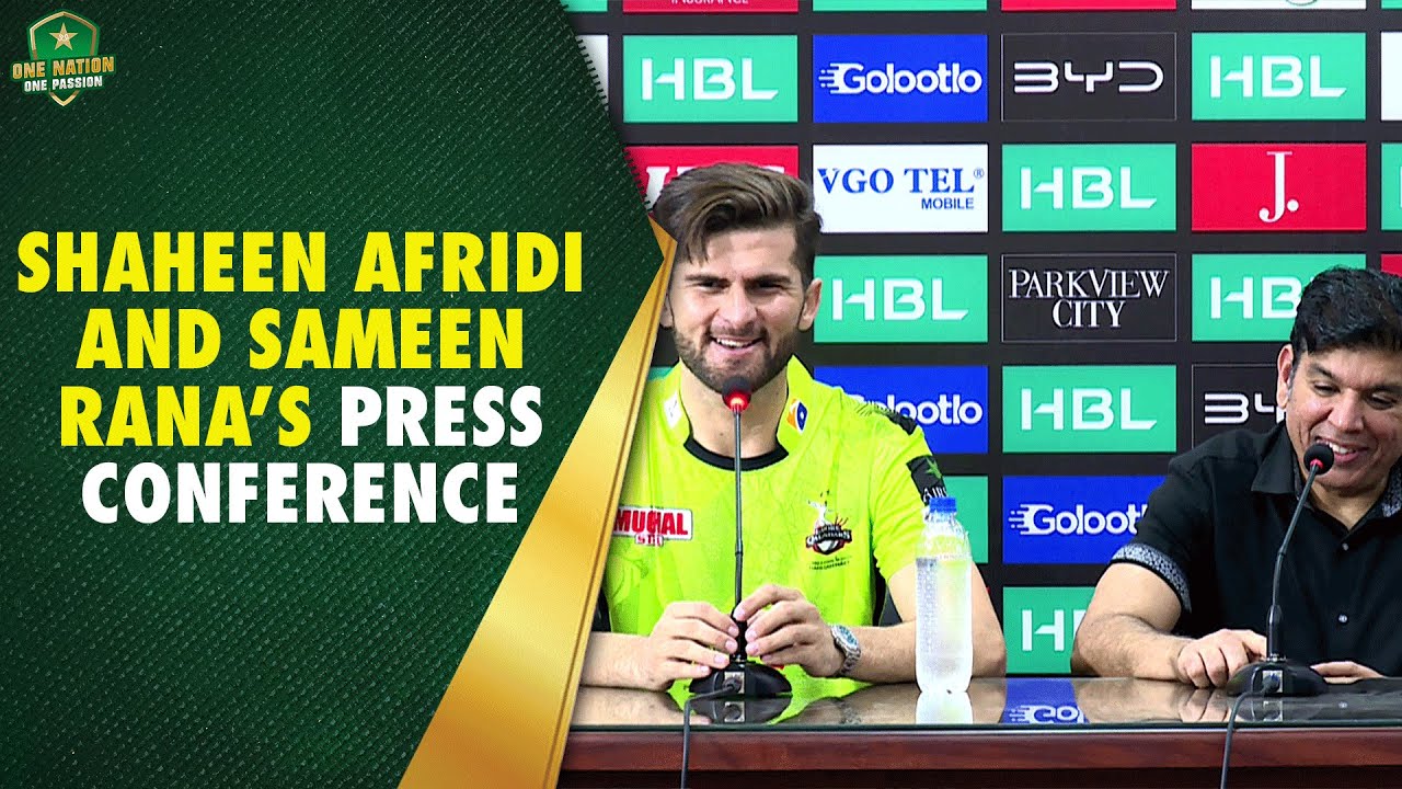 Shaheen Afridi & Sameen Rana's Press Conference | Quetta vs Lahore | Match 34 𝐅𝐈𝐍𝐀𝐋 | HBLPSL | M2M1A