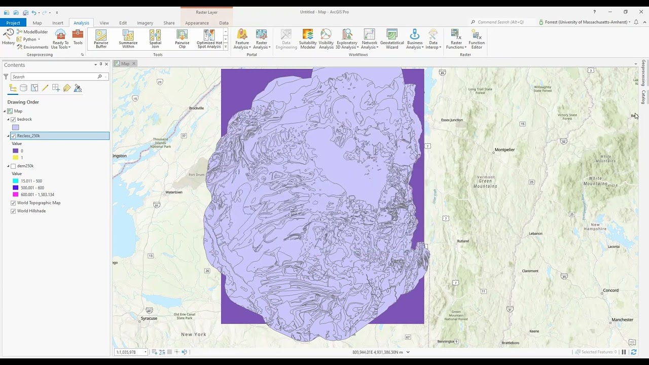 ArcGIS Pro Walkthrough - Converting a Shapefile to Raster