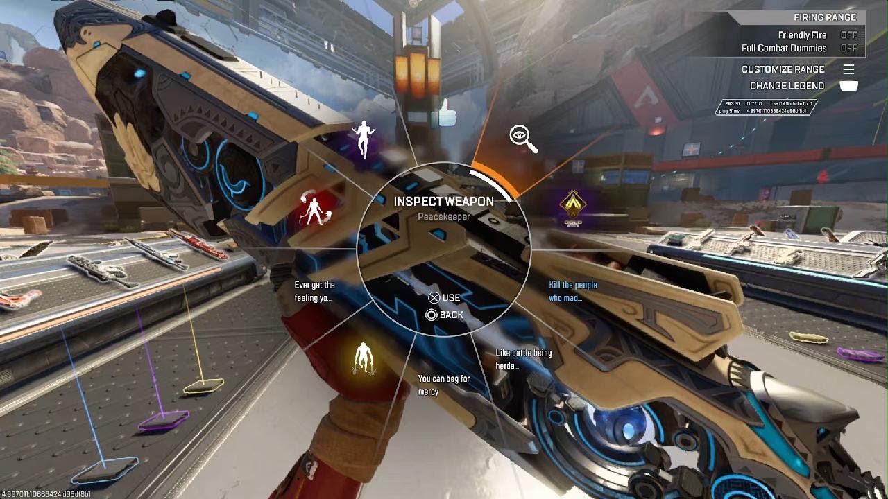 Mythic peacekeeper animations