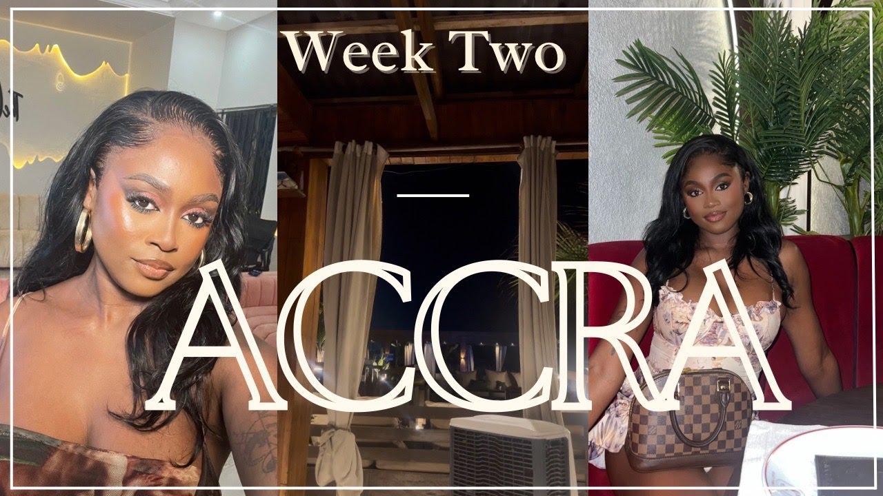GHANA VLOG:  new Accra restaurants, trying Ghanaian MUAs, Interviews, nightlife and more! Part Two