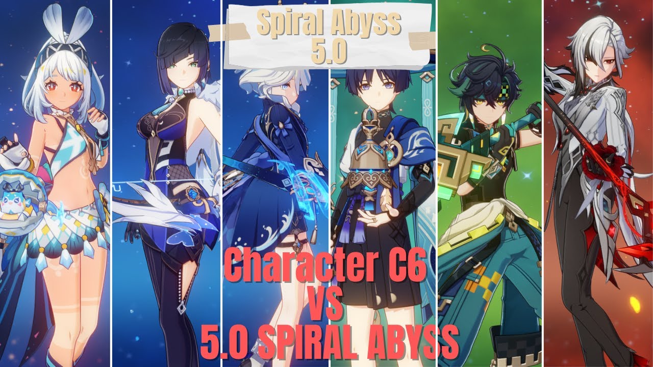 C6 Character Solo VS Spiral Abyss 5.0