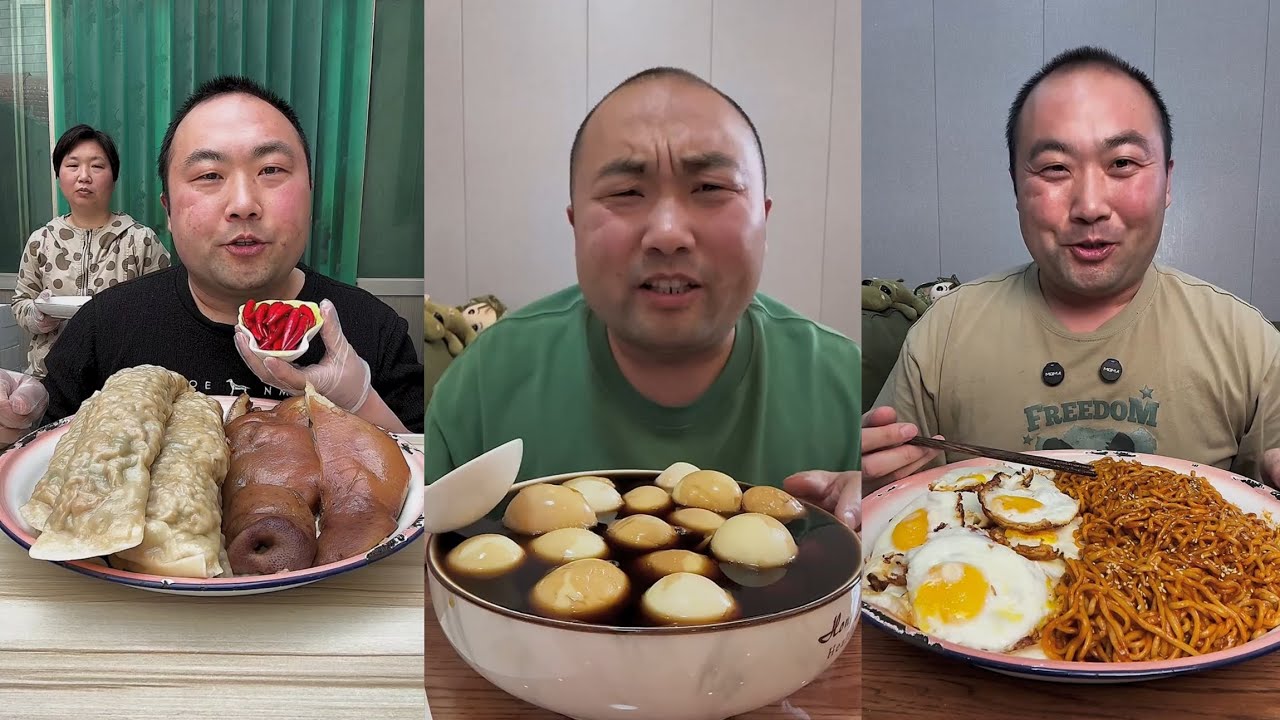 Mukbang #89 :Eat pig brain belly pork, Fried skewers 😋🤤.#belly #yummy #mukbang #eatingshow    