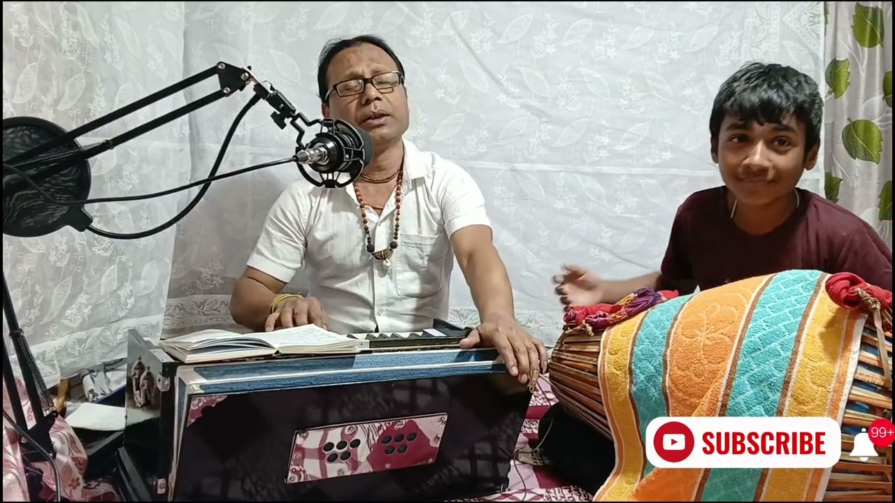 এমন মধুমাখা কৃষ্ণ নামে আমার ।। শুরুকার রামা সরকার @RamaSarkarr40 #viralmusic #kirtansanchar #song..