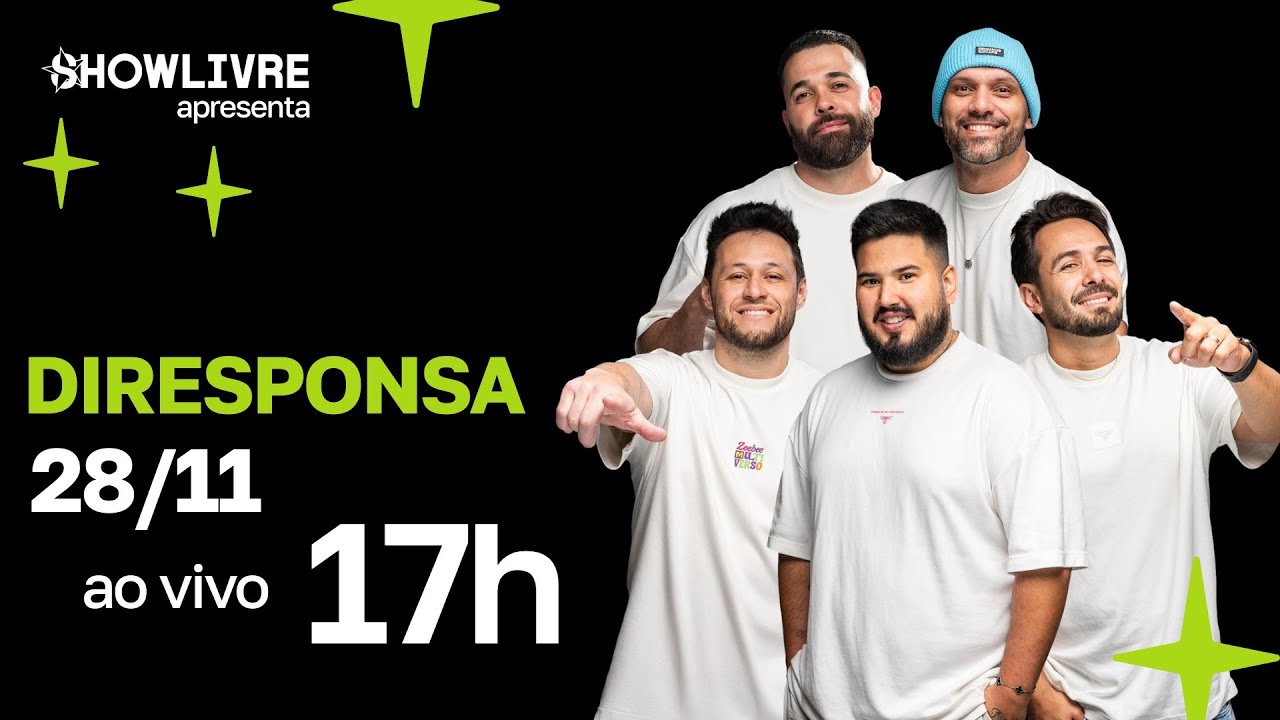 Grupo DiResponsa no Est&uacute;dio Showlivre 2025 - Ao Vivo