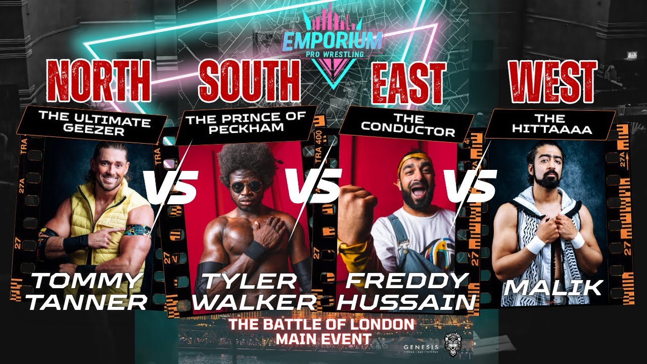 Battle of London: Tommy Tanner vs Tyler Walker vs Freddy Hussain vs Malik | Full match