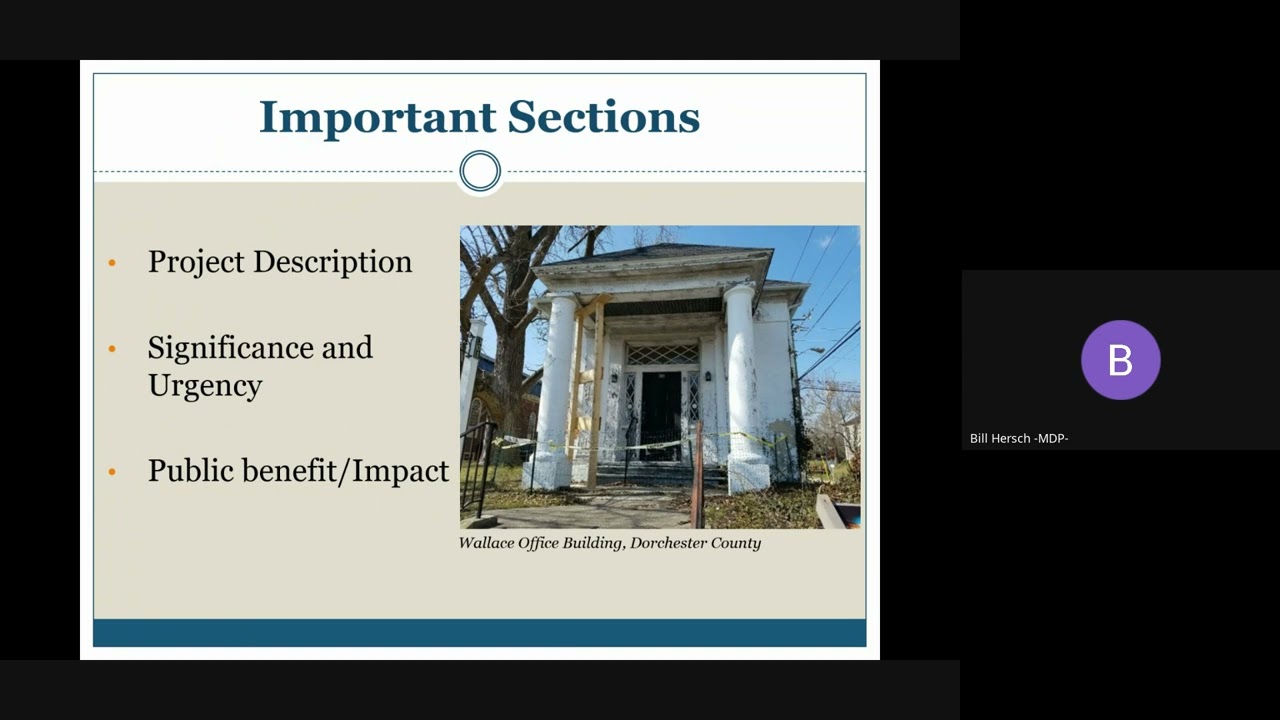 FY 25 Historic Preservation Capital Grant Program Q&A Session