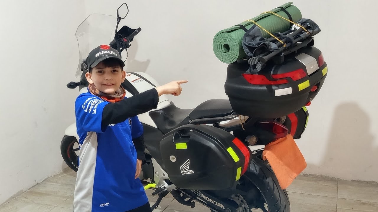Motosiklet arka çanta üstü taşıma aparatı montajı 