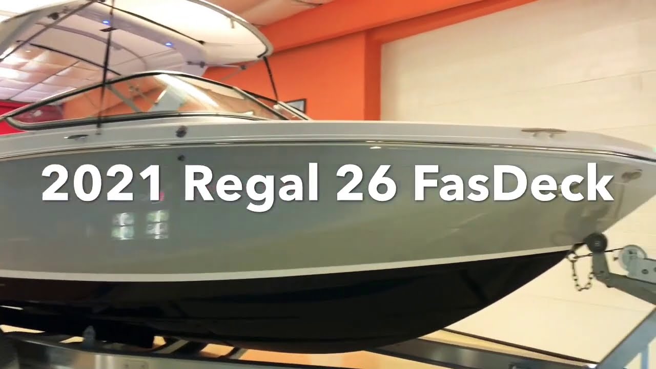 2021 Regal 26 FasDeck Virtual Tour @ FPM