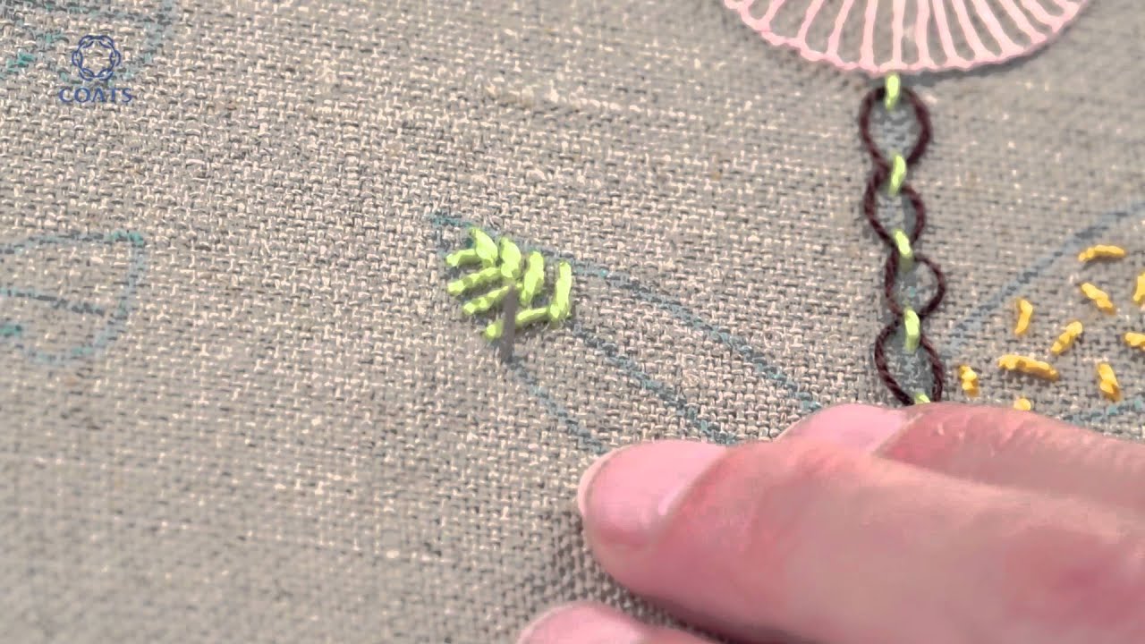 Learn How To Make an Open Fishbone Stitch