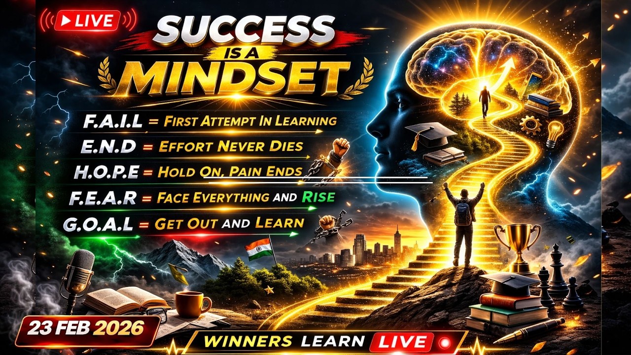 Success एक Mindset है | LIVE