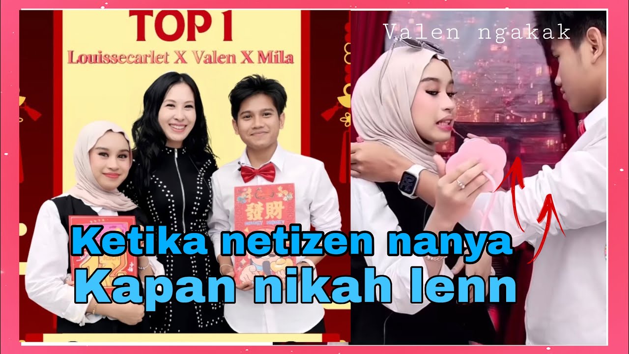 KETIKA VALEN DITANYA NETIZEN ‘KAPAN NIKAH❣️REAKSI VALEN LUCU BANGET #fyp #trending #valenda7 