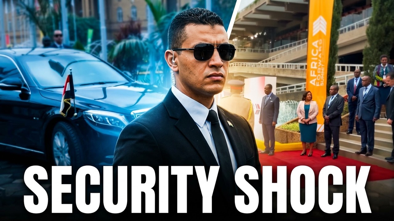 Egyptian President Abdel Fattah el-Sisi's stunning security detail in Nairobi - The Brief channel