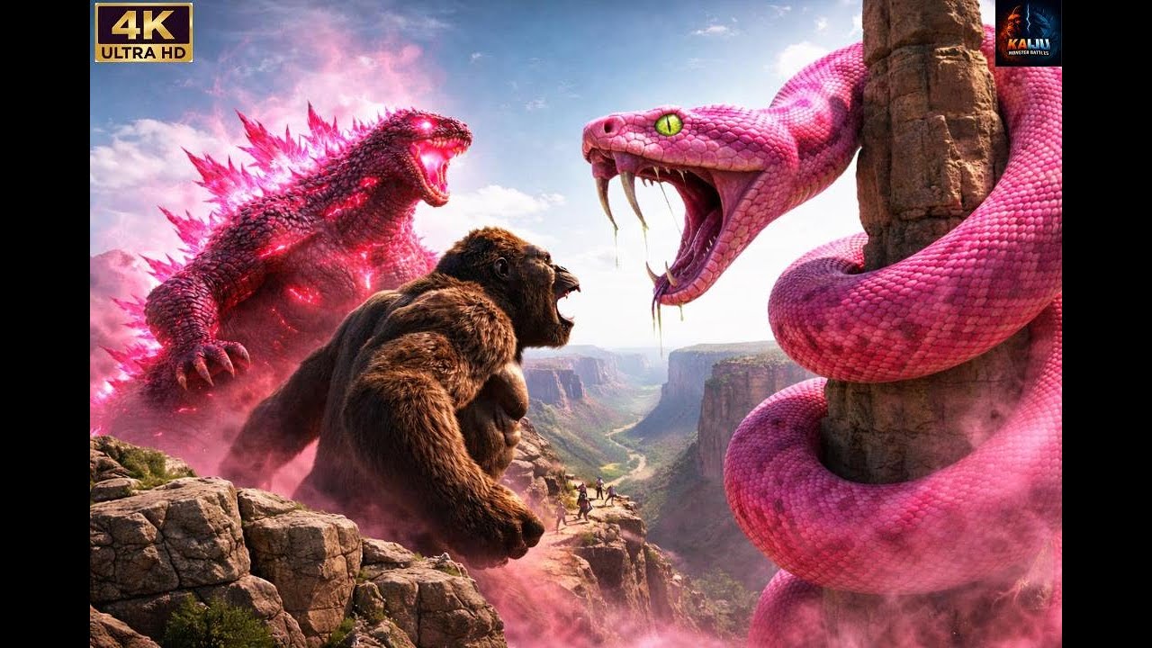 King Kong & Godzilla vs Titanoboa: The Ultimate Prehistoric Battle in NYC!
