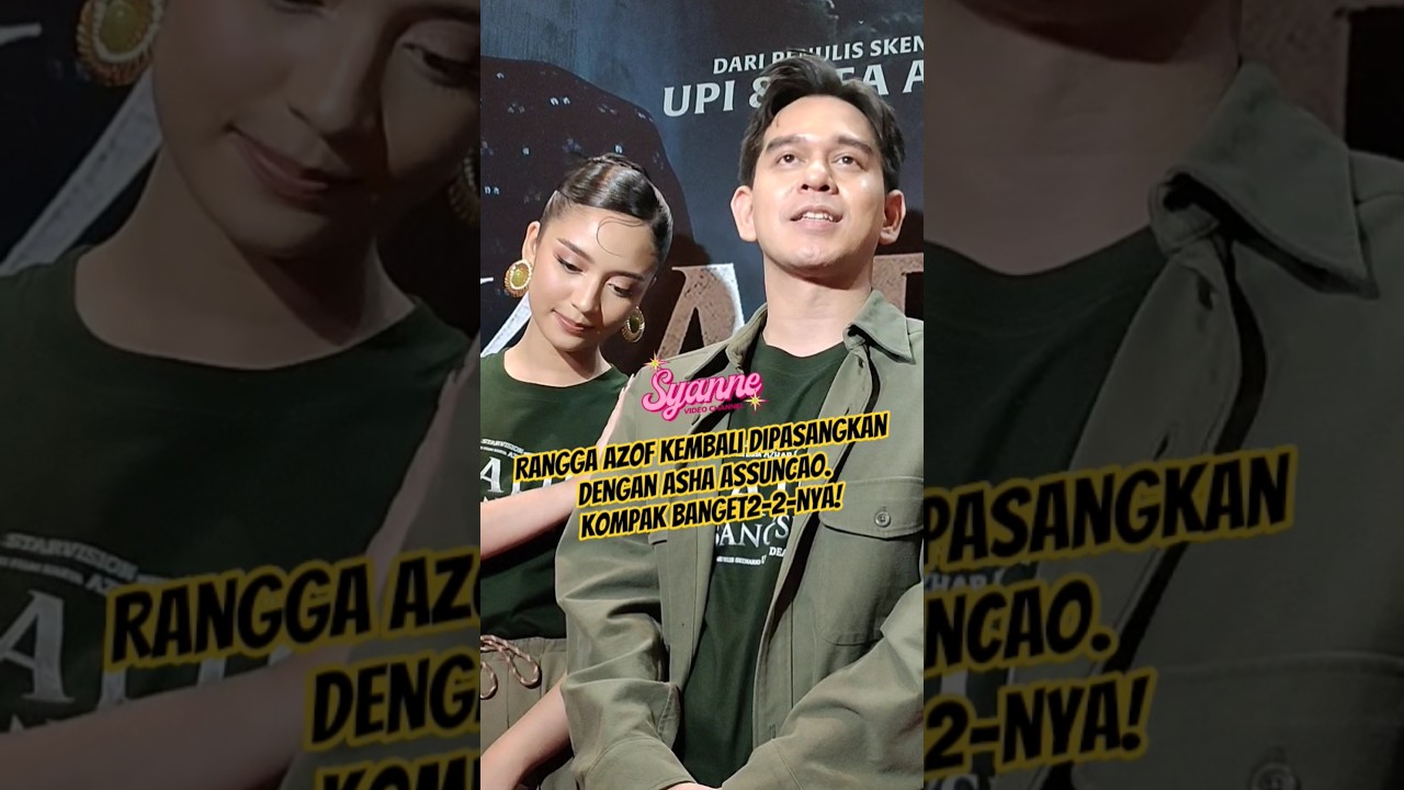 Seneng setiap kali #ranggaazof dipasangkan dengan #ashaassuncao couple yg #chemistry-nya kompak bgt