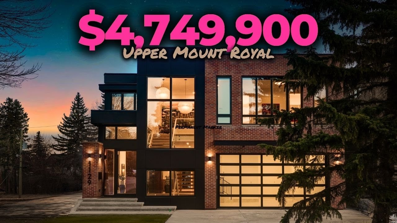 Inside a $4,749,900 Modern Masterpiece in Calgary's Iconic Upper Mount Royal! - Million Dollar Tours