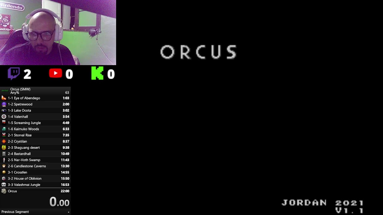 Speed Run Any% de ORCUS . Usa !speak + tu mensaje para que te lea la bot