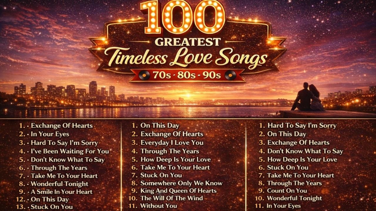 Classic Love Songs 80s 90s – Whitney Houston, Mariah Carey, Phil Collins, Michael Learns to Rock
